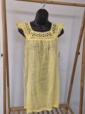 ROXY Sundress With Crochet Details